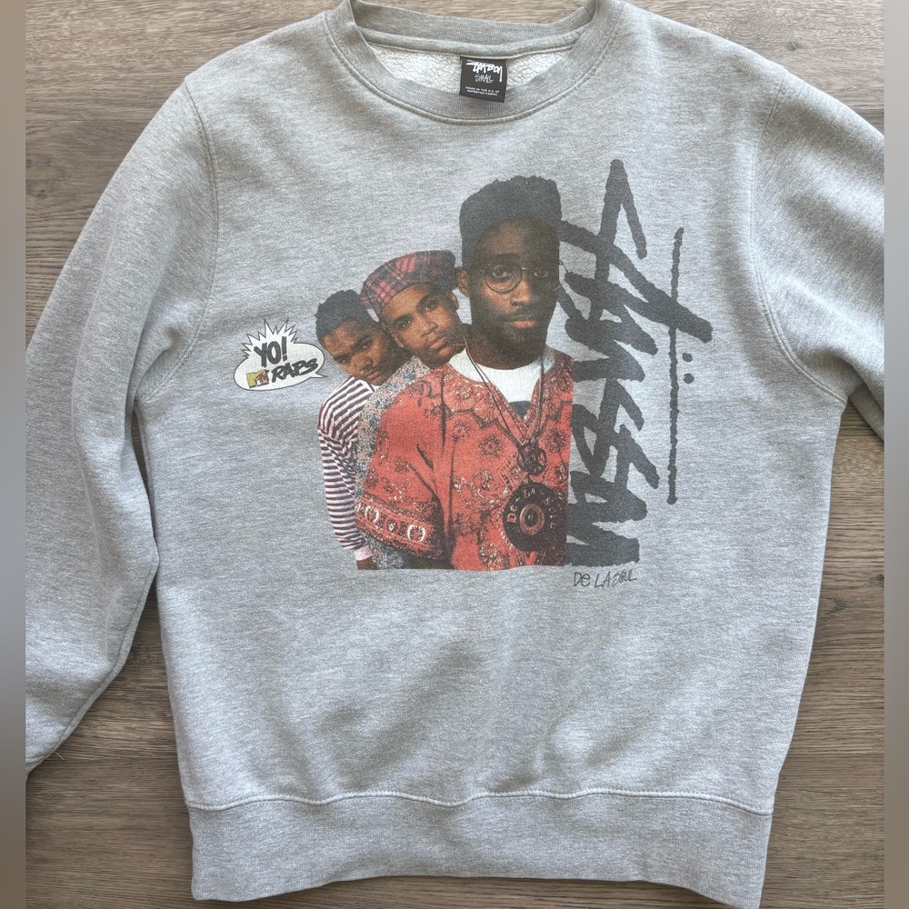 Rare Vintage Stussy x Yo!MTV Raps x DLS Crewneck Sweater
